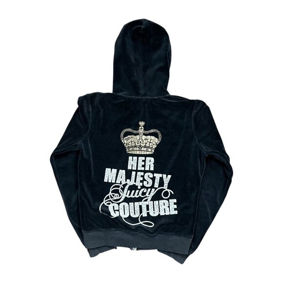 Juicy Couture Her Majesty Full-Zip Hoodie - XS - Picture 4 of 6
